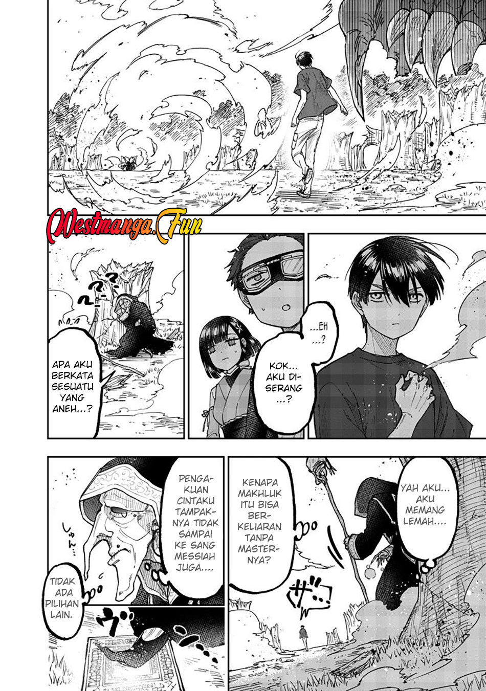Kyuuseishu MESHIA ~Isekai wo sukutta moto yuusha ga mamono no afureru genjitsu sekai wo musou suru~ Chapter 53 - halaman 1
