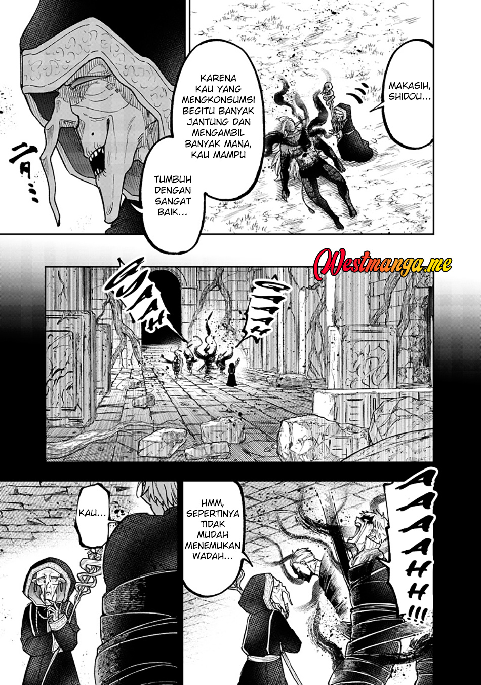 Kyuuseishu MESHIA ~Isekai wo sukutta moto yuusha ga mamono no afureru genjitsu sekai wo musou suru~ Chapter 59 - halaman 1