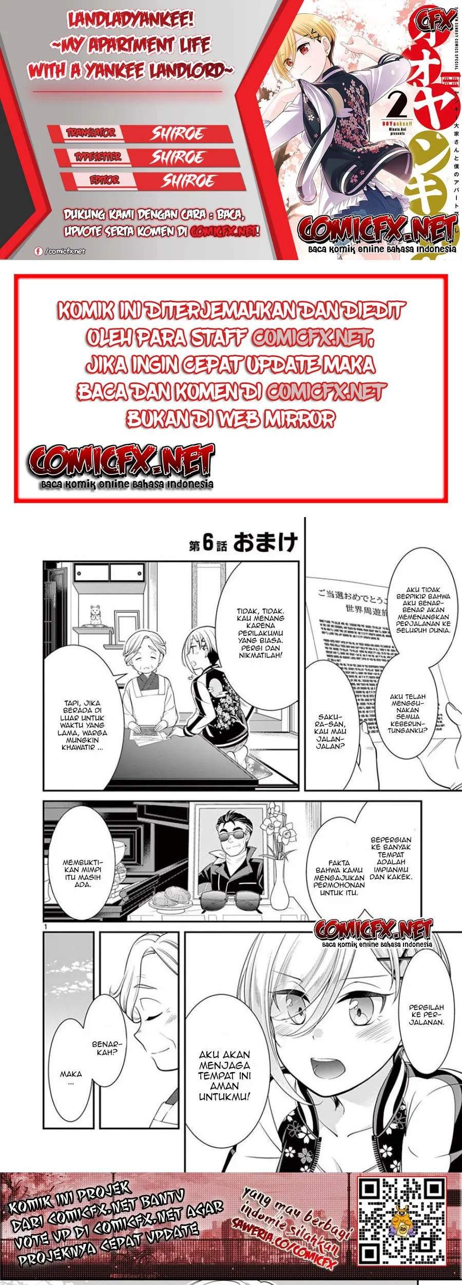 LandLadyankee! ~My Apartment Life with a Yankee Landlord~ Chapter 6.5 - halaman 1