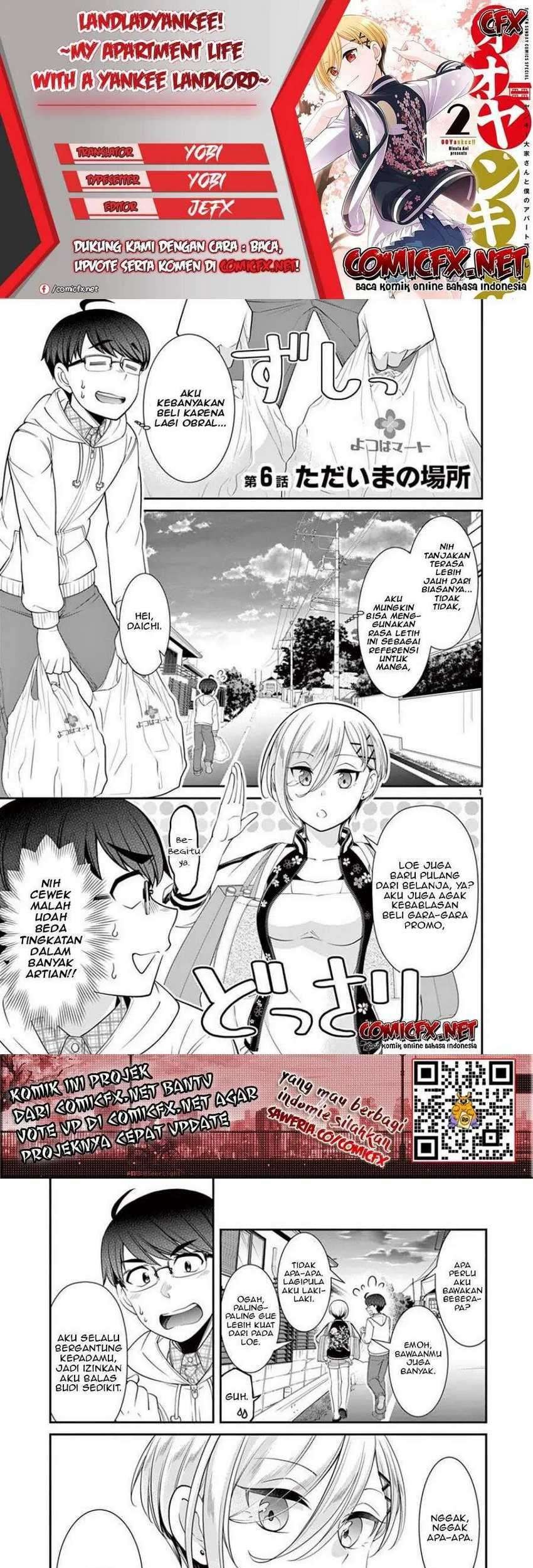 LandLadyankee! ~My Apartment Life with a Yankee Landlord~ Chapter 6 - halaman 1