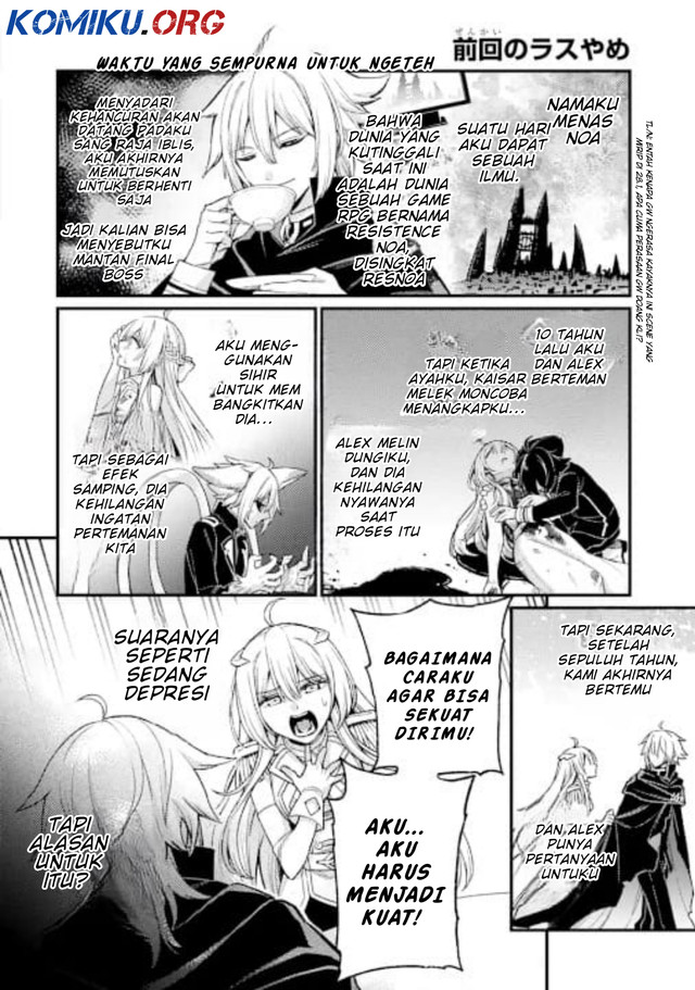 Last Boss, Yametemita: Shujinkou ni Taosareta Furishite Jiyuu ni Ikitemita Chapter 29.1 - halaman 2