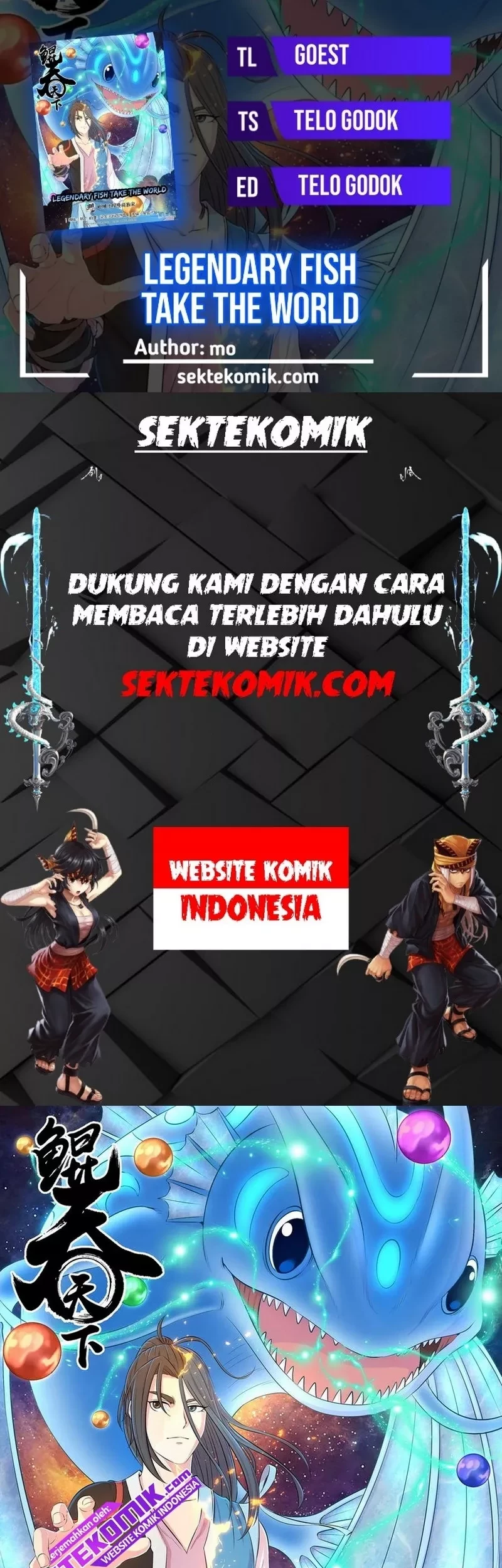 Legendary Fish Take The World Chapter 88 - halaman 1