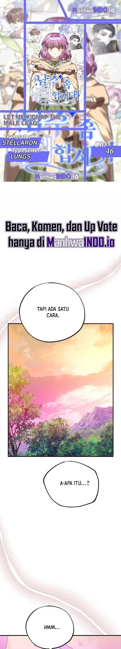 Let Me Kidnap the Male Lead! Chapter 46 - halaman 1