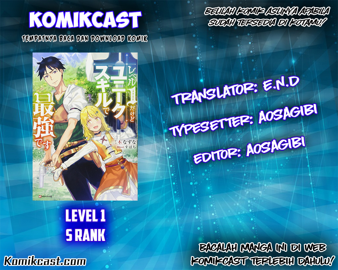 Level 1 dakedo Unique Skill de Saikyou desu Chapter 1.1 - halaman 1