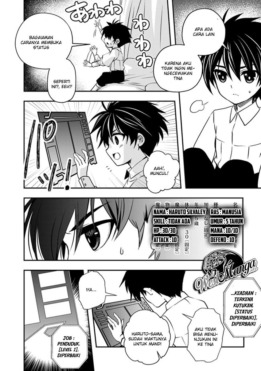 Level 1 No Saikyou Kenja: Noroi De Saikakyuu Mahou Shika Tsukaenai Kedo Kami No Kanchigai De Mugen Chapter 2 - halaman 10