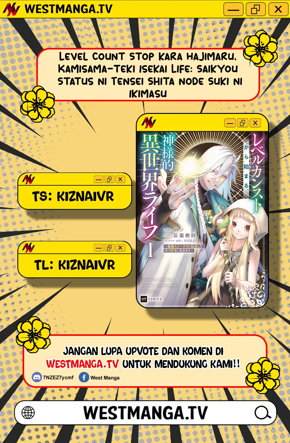 Level Count Stop kara Hajimaru, Kamisama-teki Isekai Life: Saikyou Status ni Tensei shita node Suki ni Ikimasu Chapter 3 - halaman 1