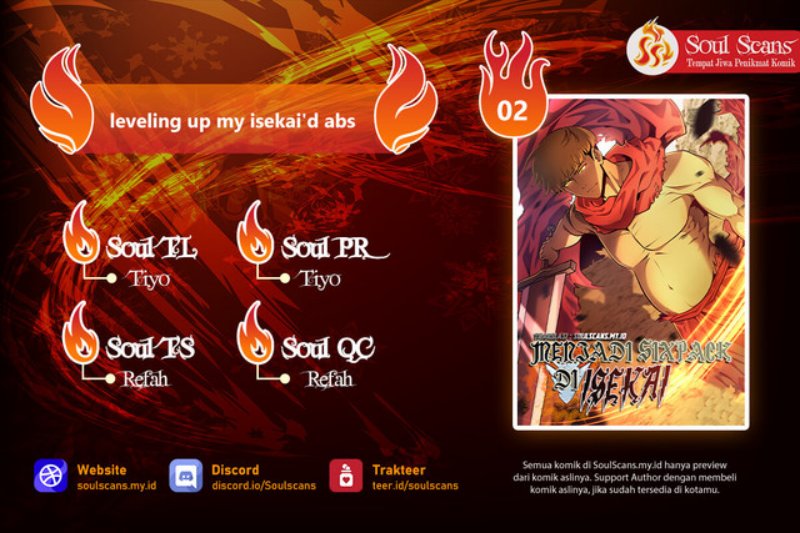 Leveling Up My Isekai’d Abs  Chapter 2 - halaman 1