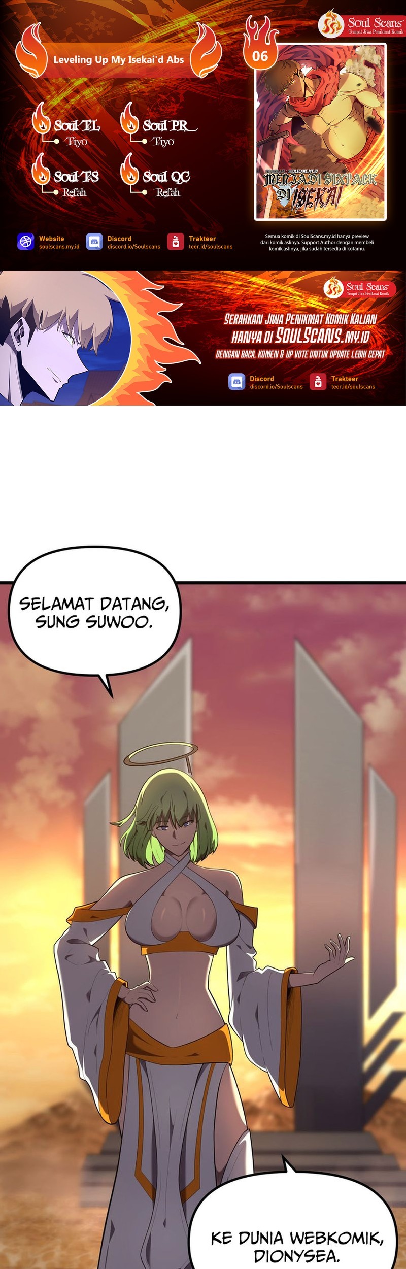 Leveling Up My Isekai’d Abs  Chapter 6 - halaman 1