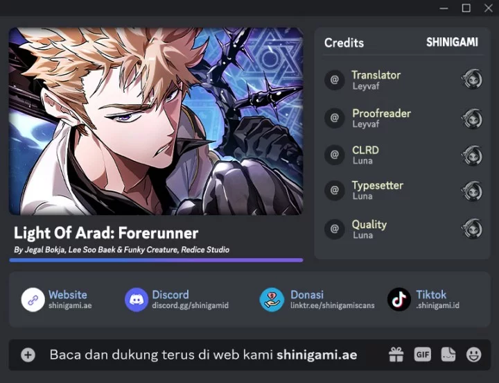 Light Of Arad: Forerunner Chapter 3 - halaman 1