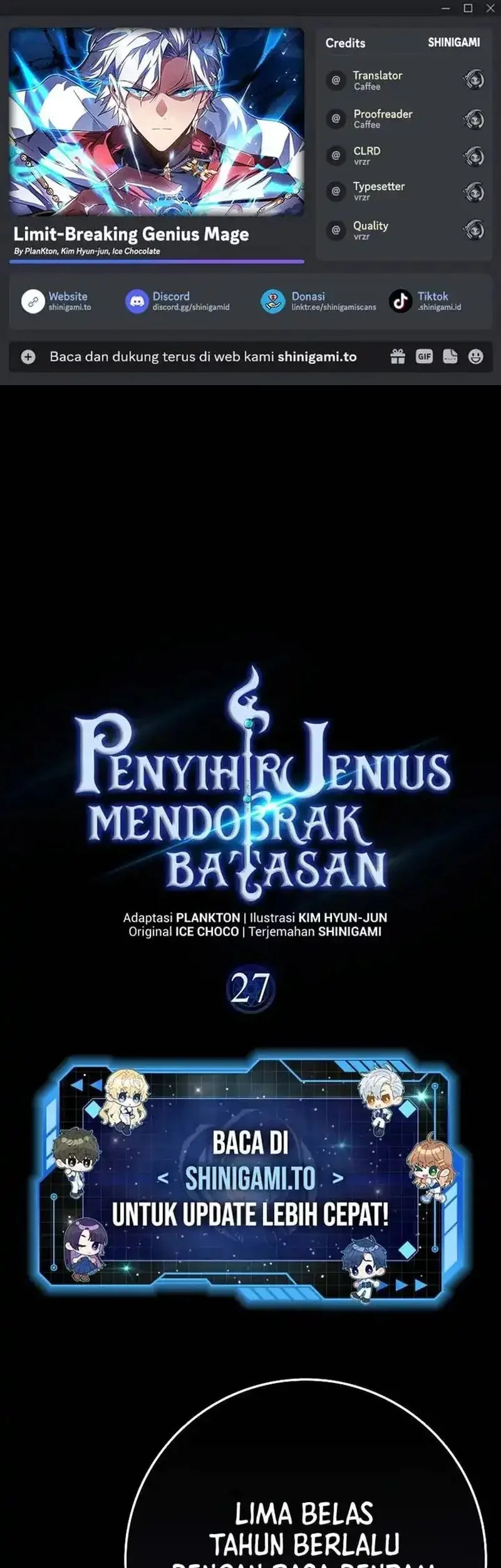 Limit-Breaking Genius Mage Chapter 27 - halaman 1