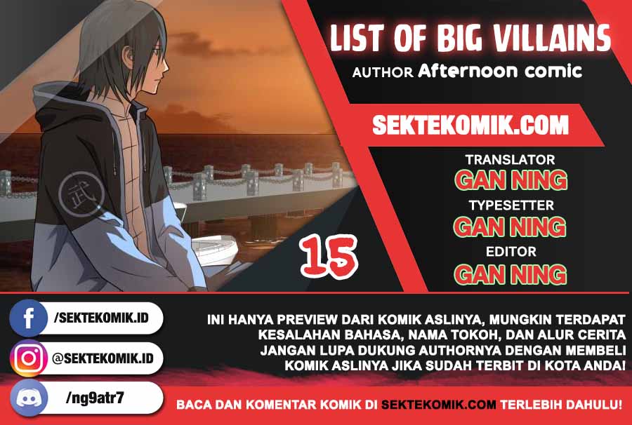 List of Big Villians Chapter 15 - halaman 1