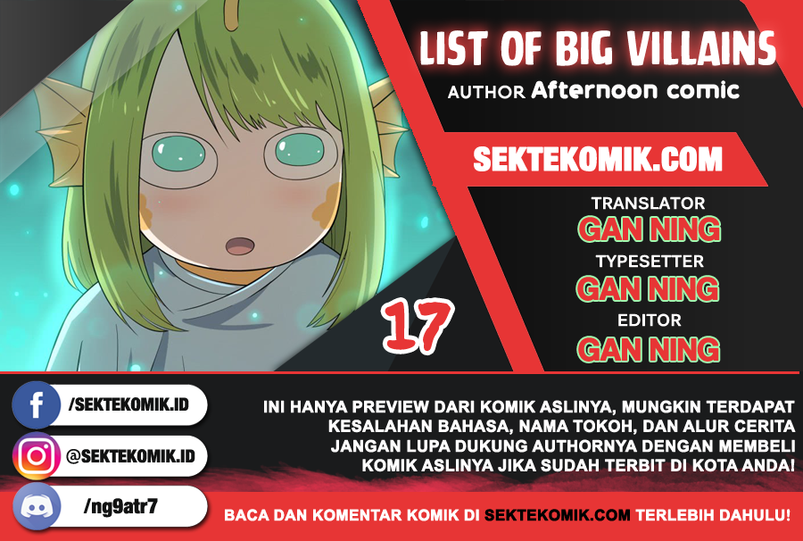 List of Big Villians Chapter 17 - halaman 1