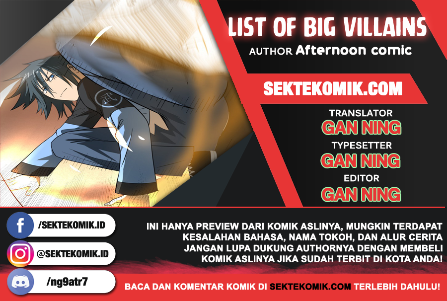 List of Big Villians Chapter 20 - halaman 1