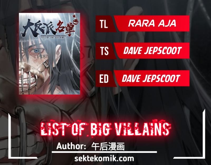 List of Big Villians Chapter 79 - halaman 1