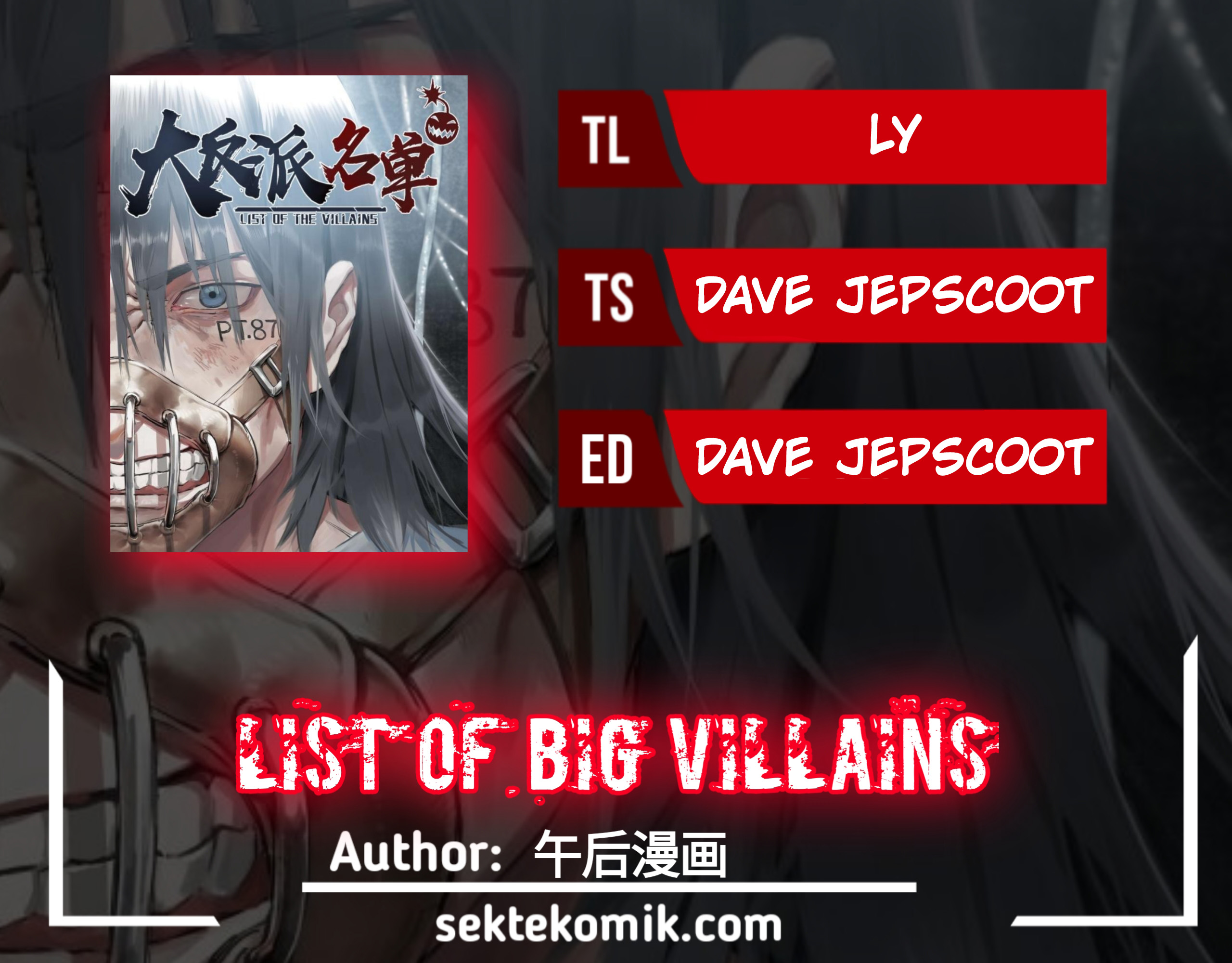 List of Big Villians Chapter 85 - halaman 1