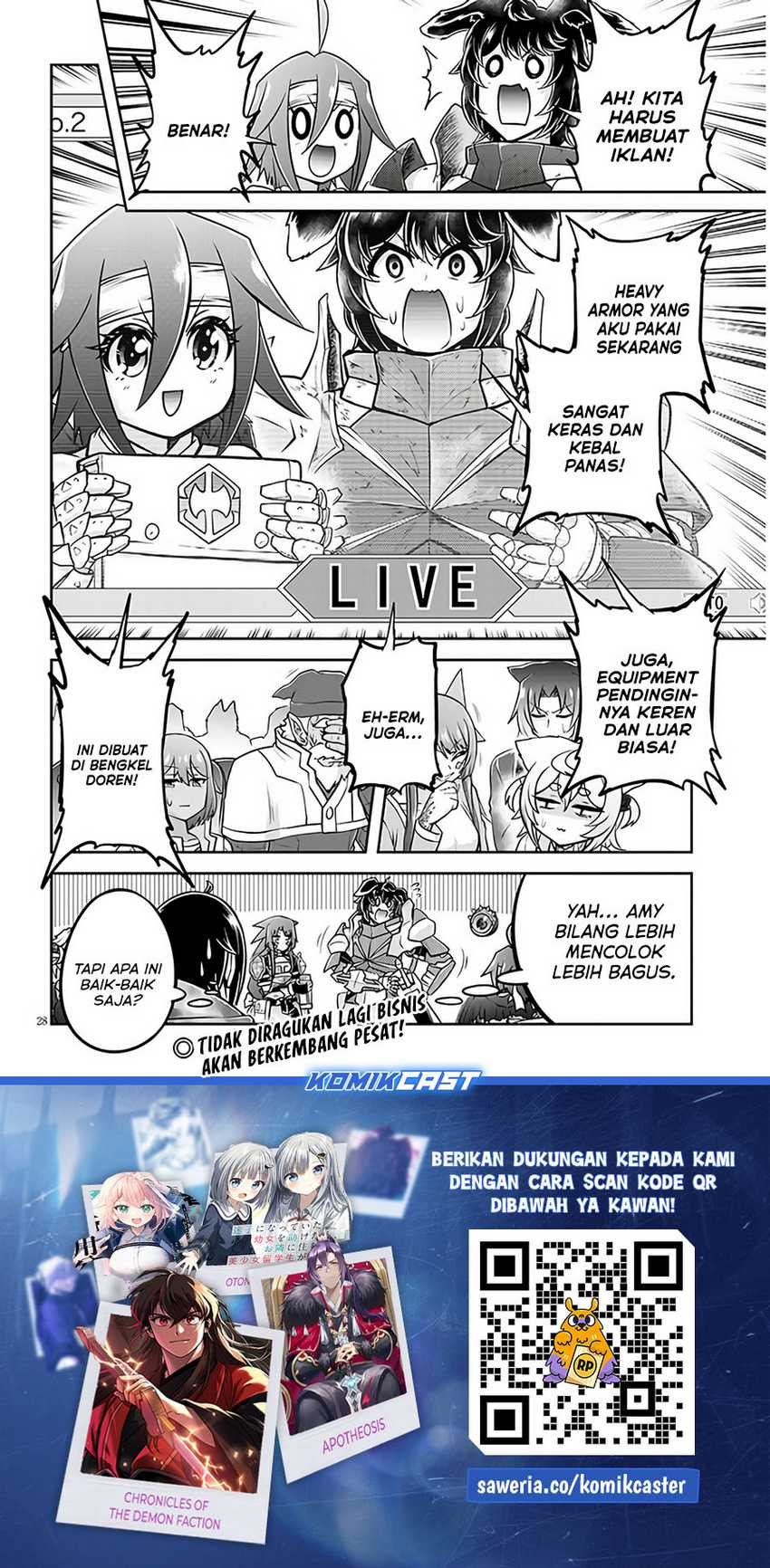 Live Dungeon! Chapter 68 - halaman 28