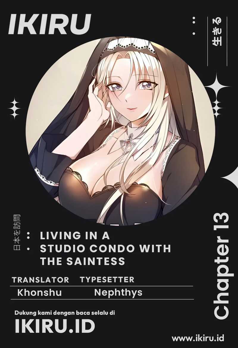 Living in a Studio Condo With the Saintess Chapter 13 - halaman 1