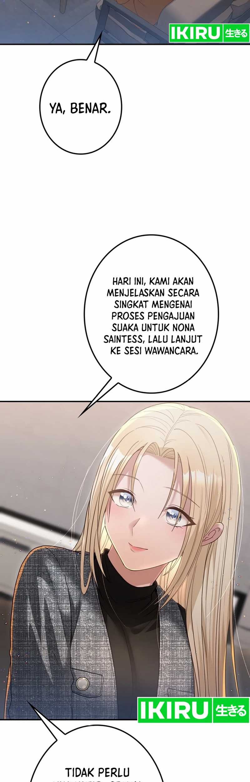 Living in a Studio Condo With the Saintess Chapter 17 - halaman 21