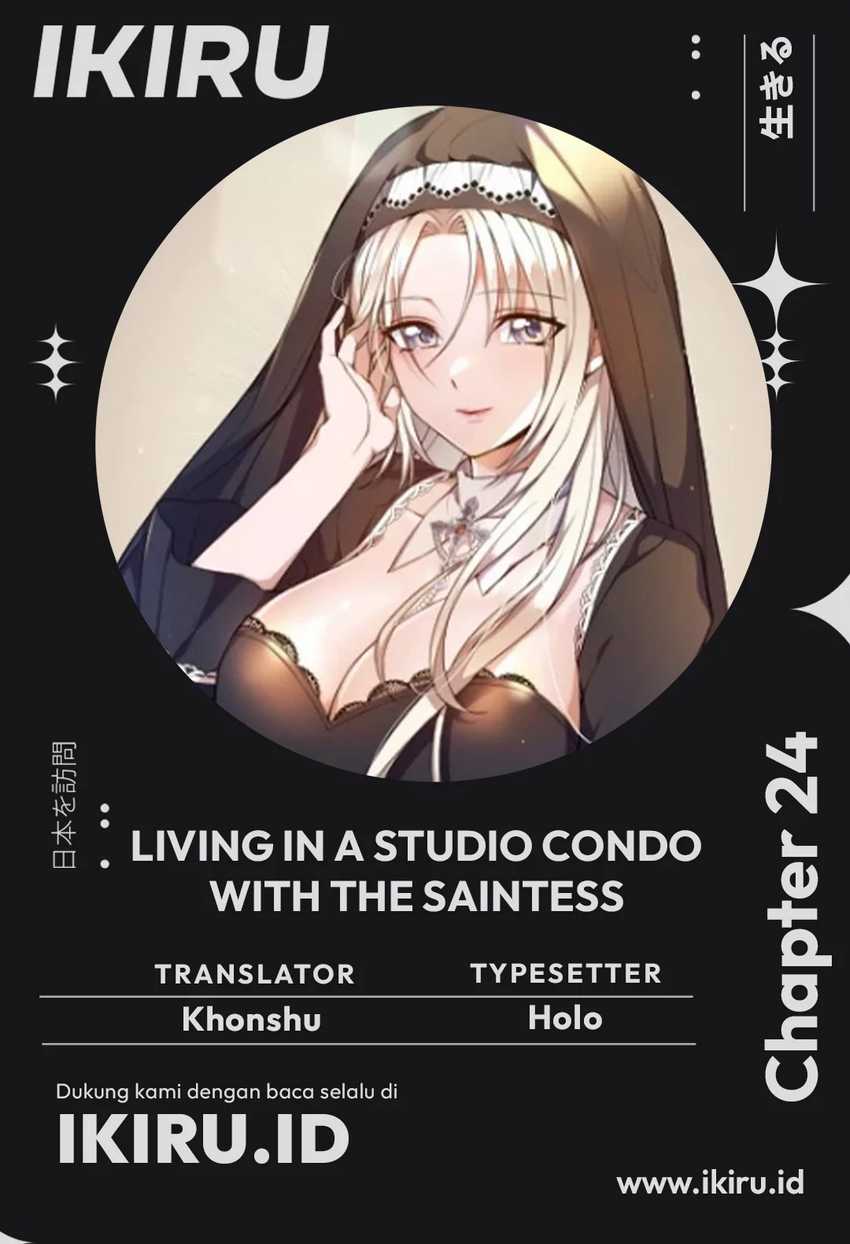 Living in a Studio Condo With the Saintess Chapter 24 - halaman 1