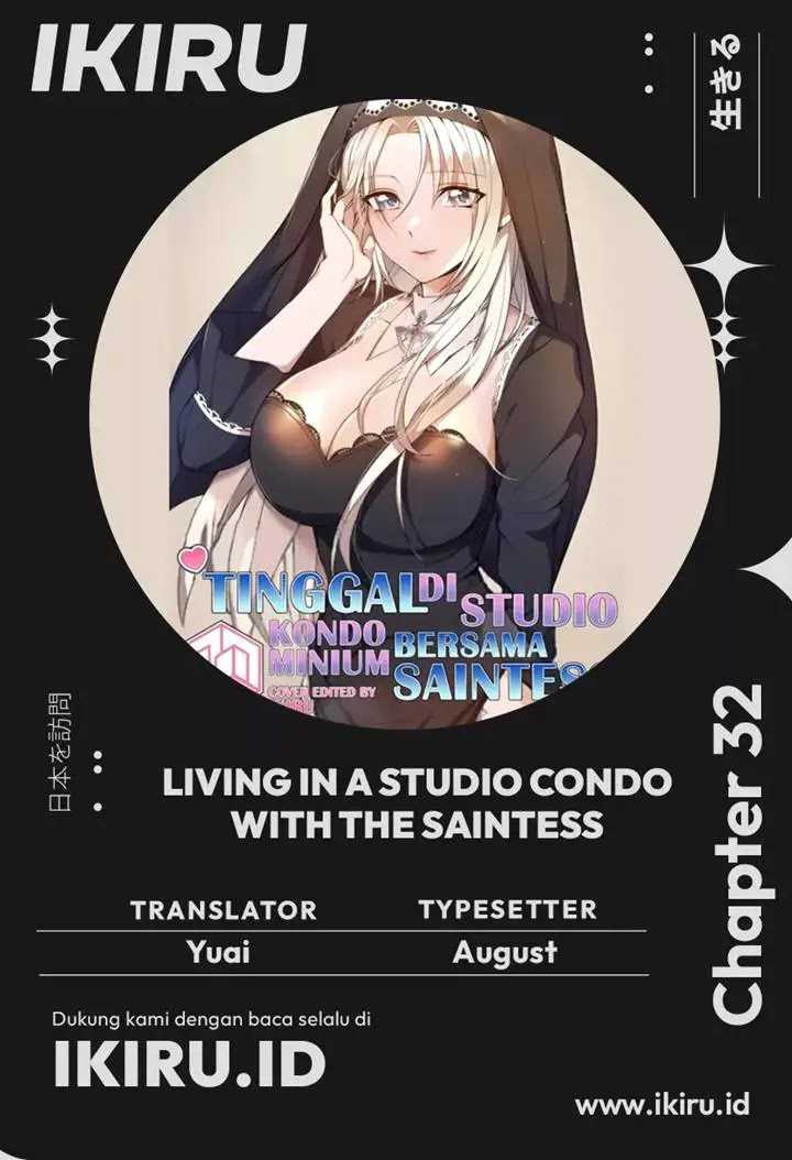 Living in a Studio Condo With the Saintess Chapter 32 - halaman 1
