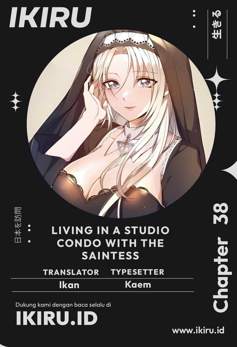 Living in a Studio Condo With the Saintess Chapter 38 - halaman 1