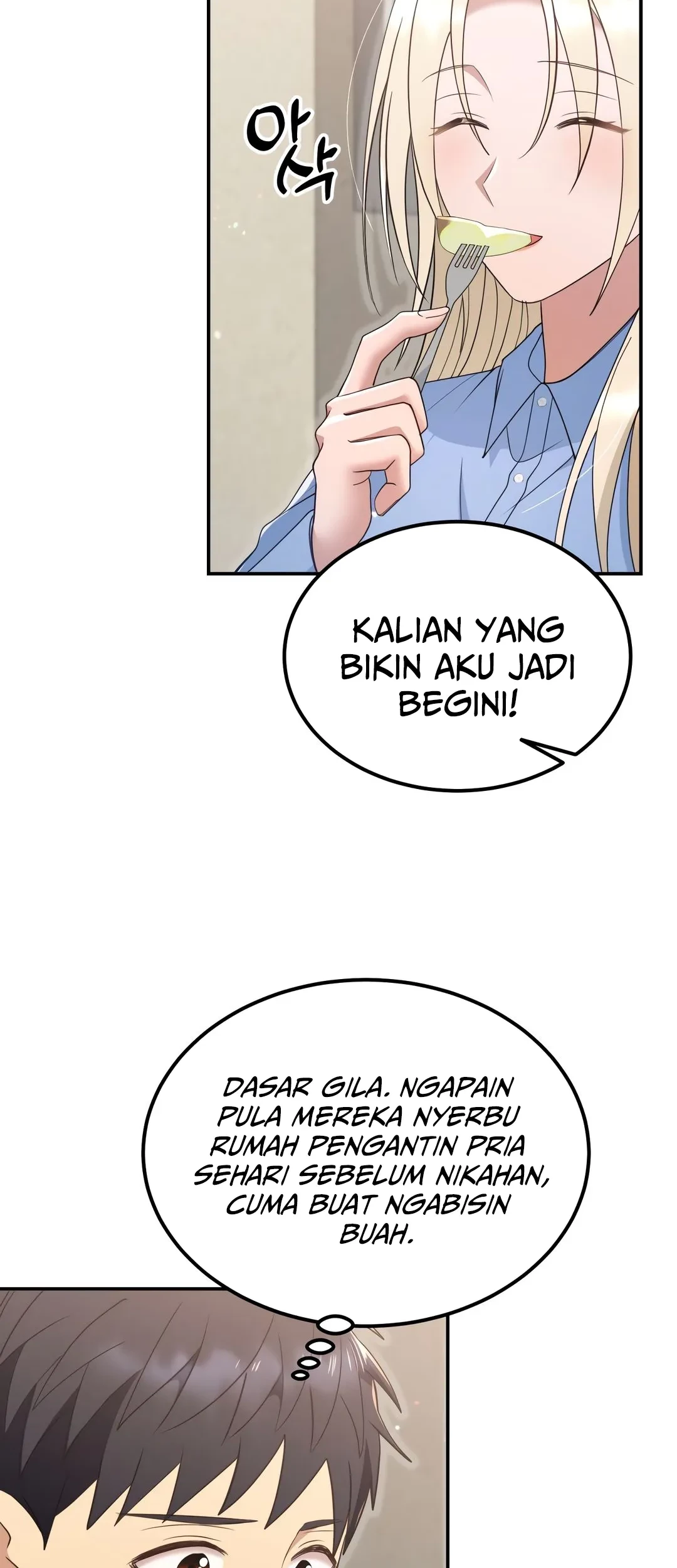 Living in a Studio Condo With the Saintess Chapter 46 - halaman 10