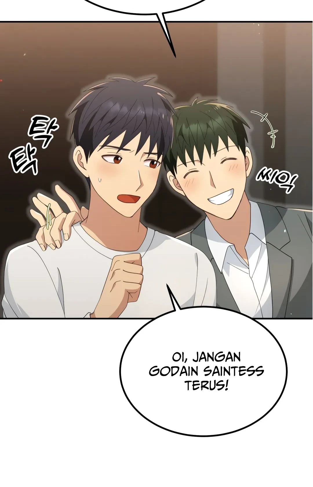 Living in a Studio Condo With the Saintess Chapter 46 - halaman 24