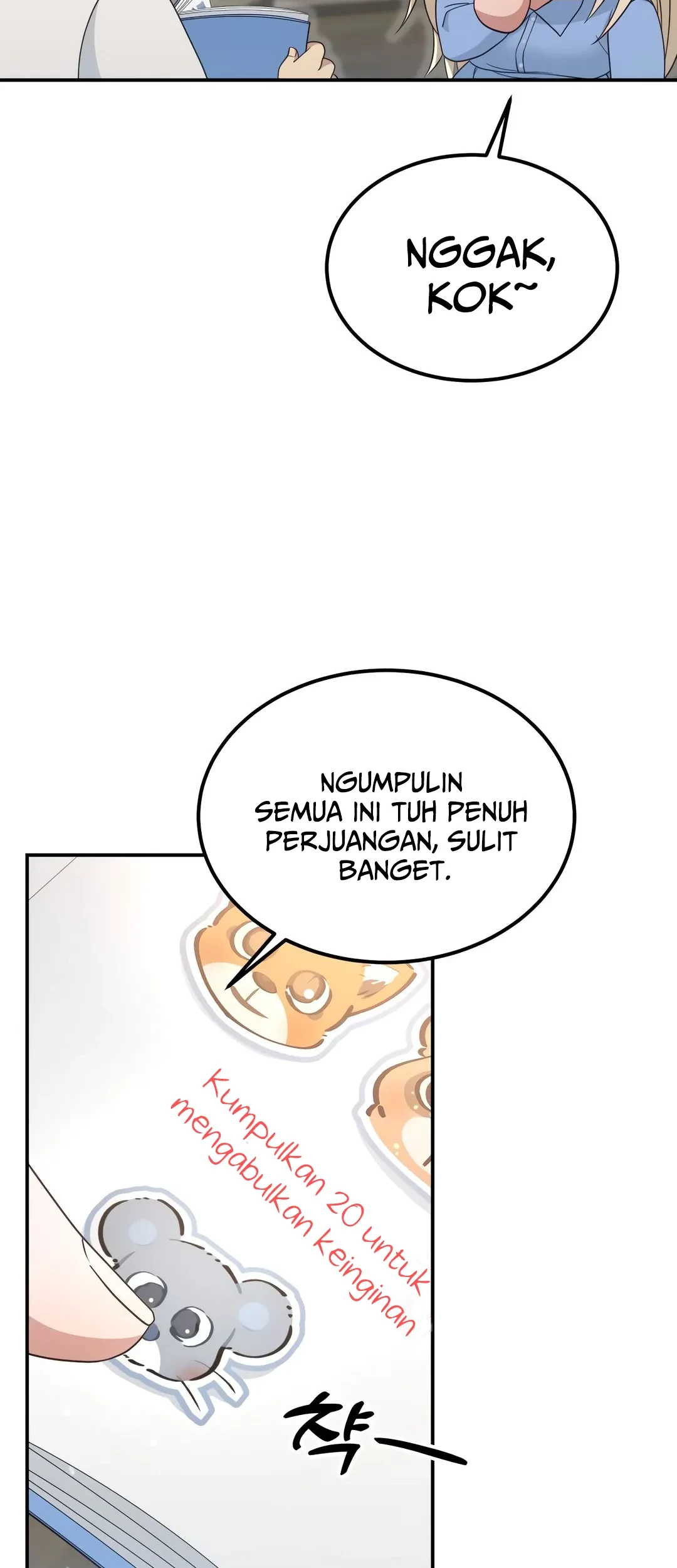 Living in a Studio Condo With the Saintess Chapter 46 - halaman 53