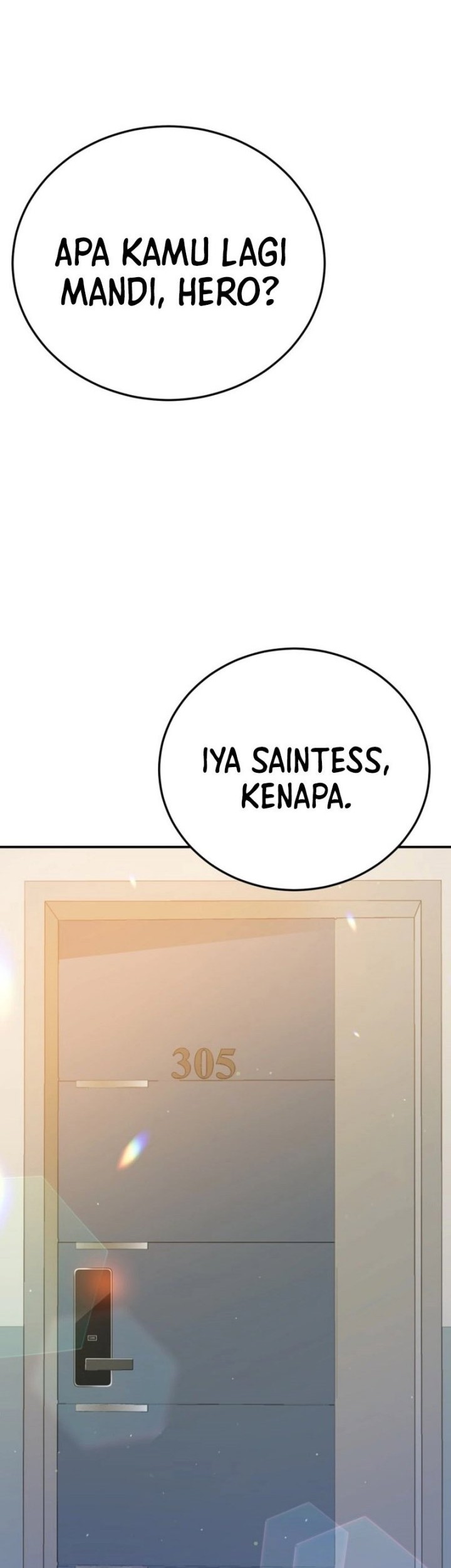 Living in a Studio Condo With the Saintess Chapter 5 - halaman 55