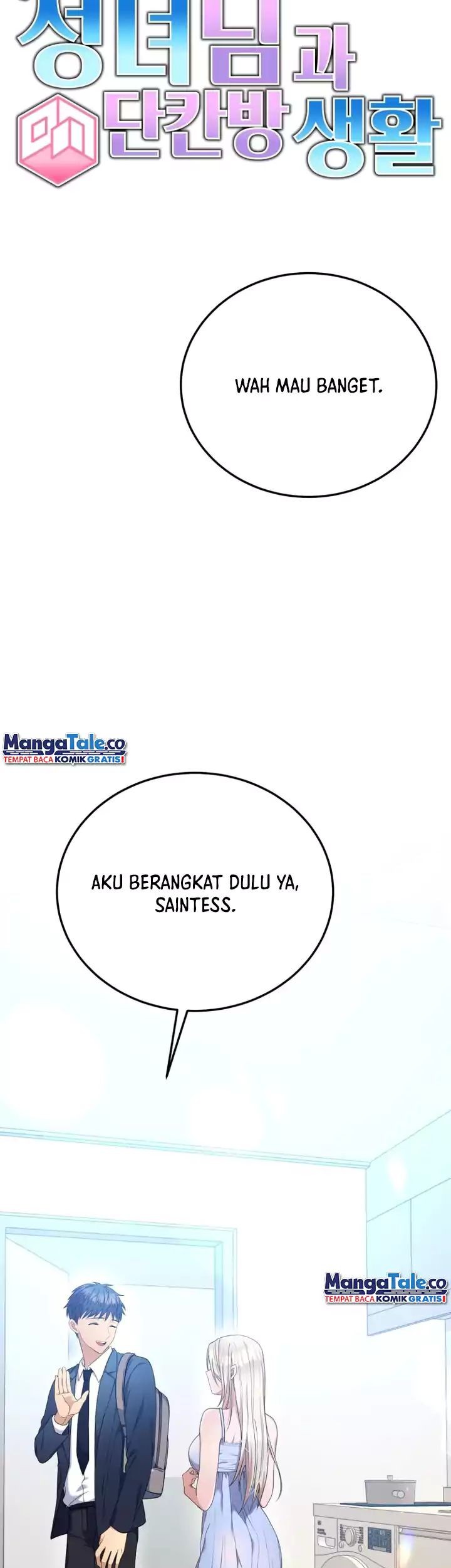Living in a Studio Condo With the Saintess Chapter 7 - halaman 6