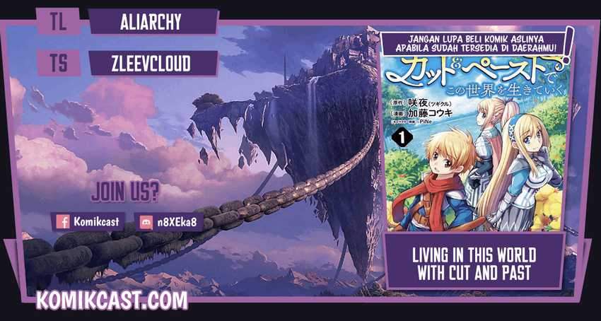 Living In This World With Cut & Paste Chapter 10 - halaman 1