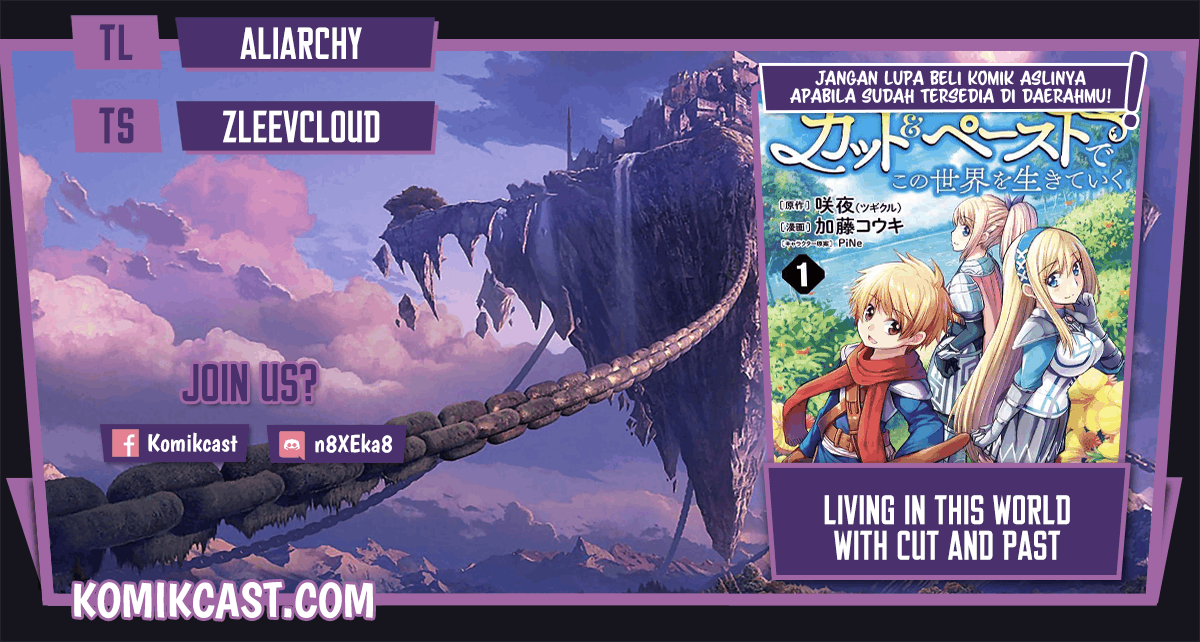 Living In This World With Cut & Paste Chapter 11.2 - halaman 1