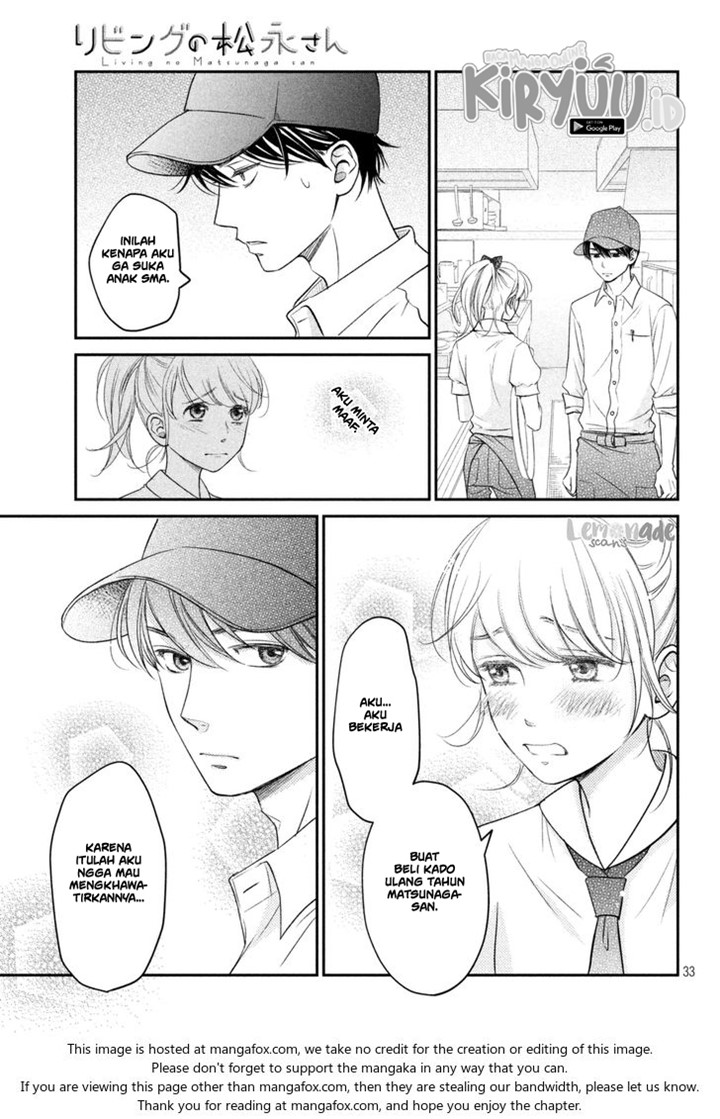 Living no Matsunaga-san Chapter 10 - halaman 34
