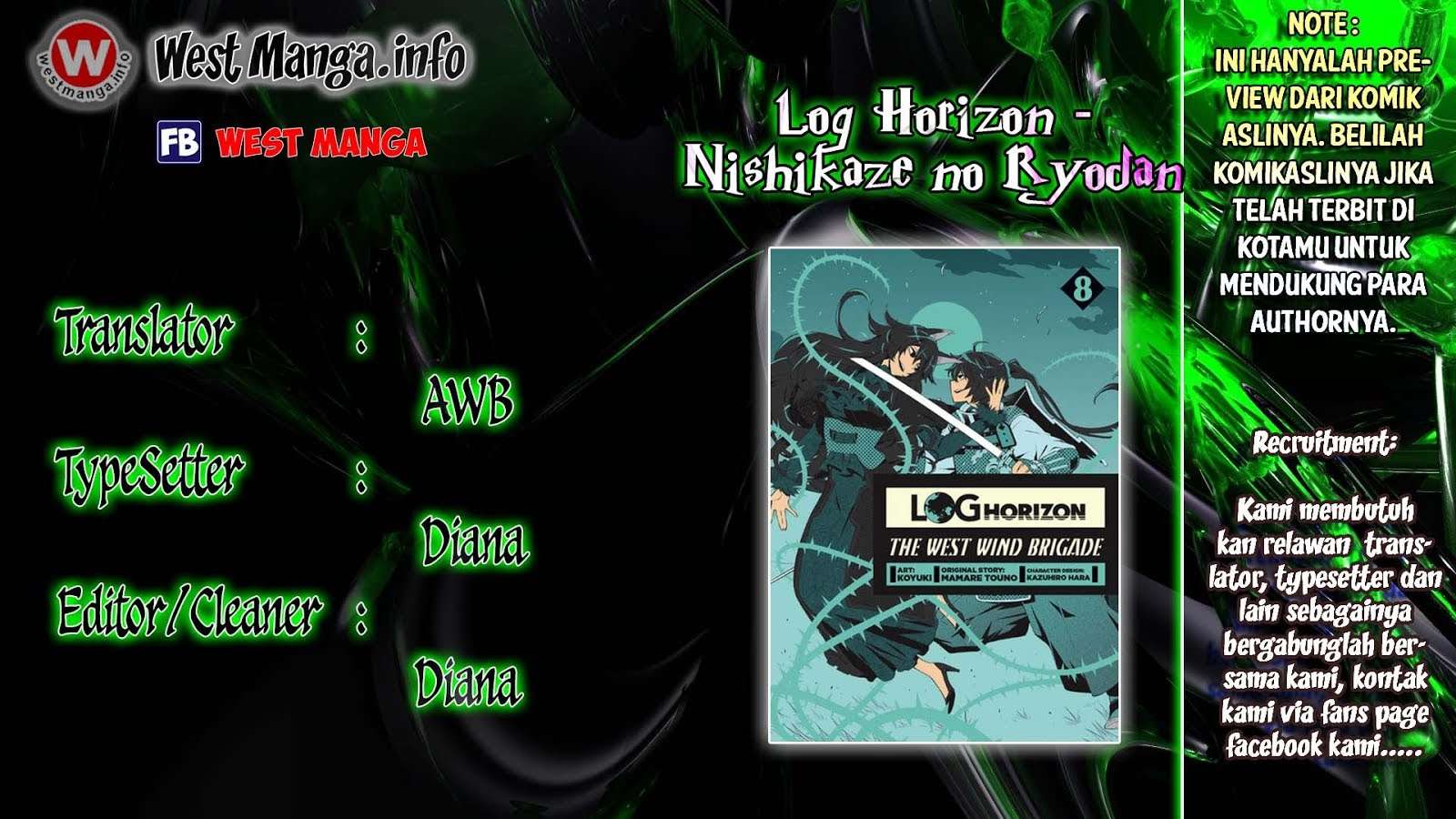Log Horizon: Nishikaze no Ryodan Chapter 5 - halaman 1