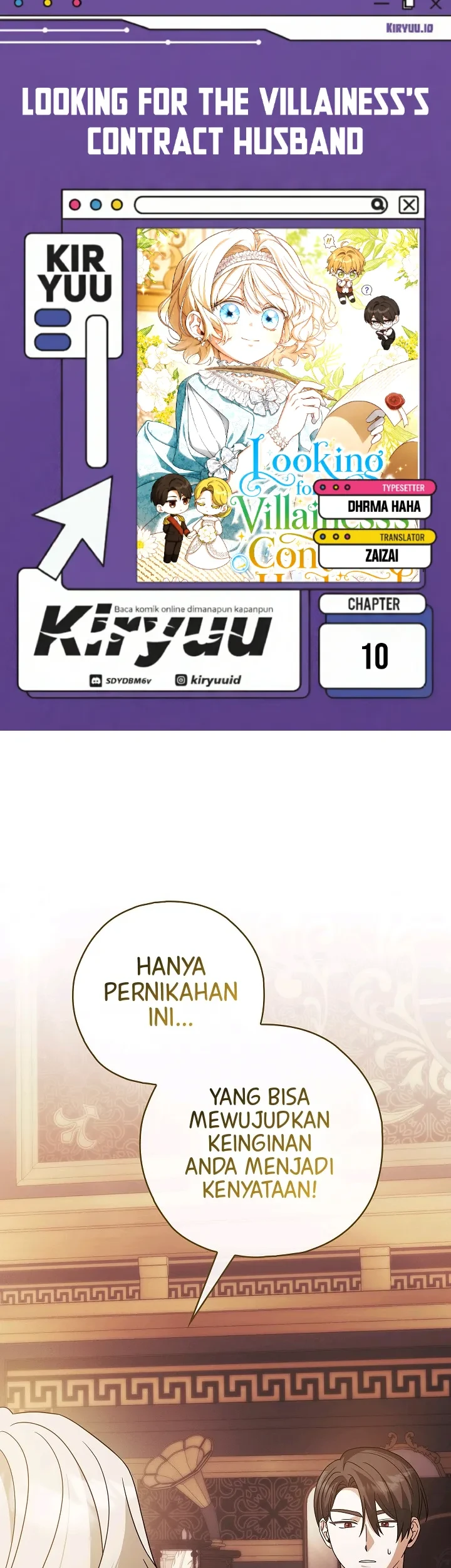 Looking for the Villainess’s Contract Husband Chapter 10 - halaman 1