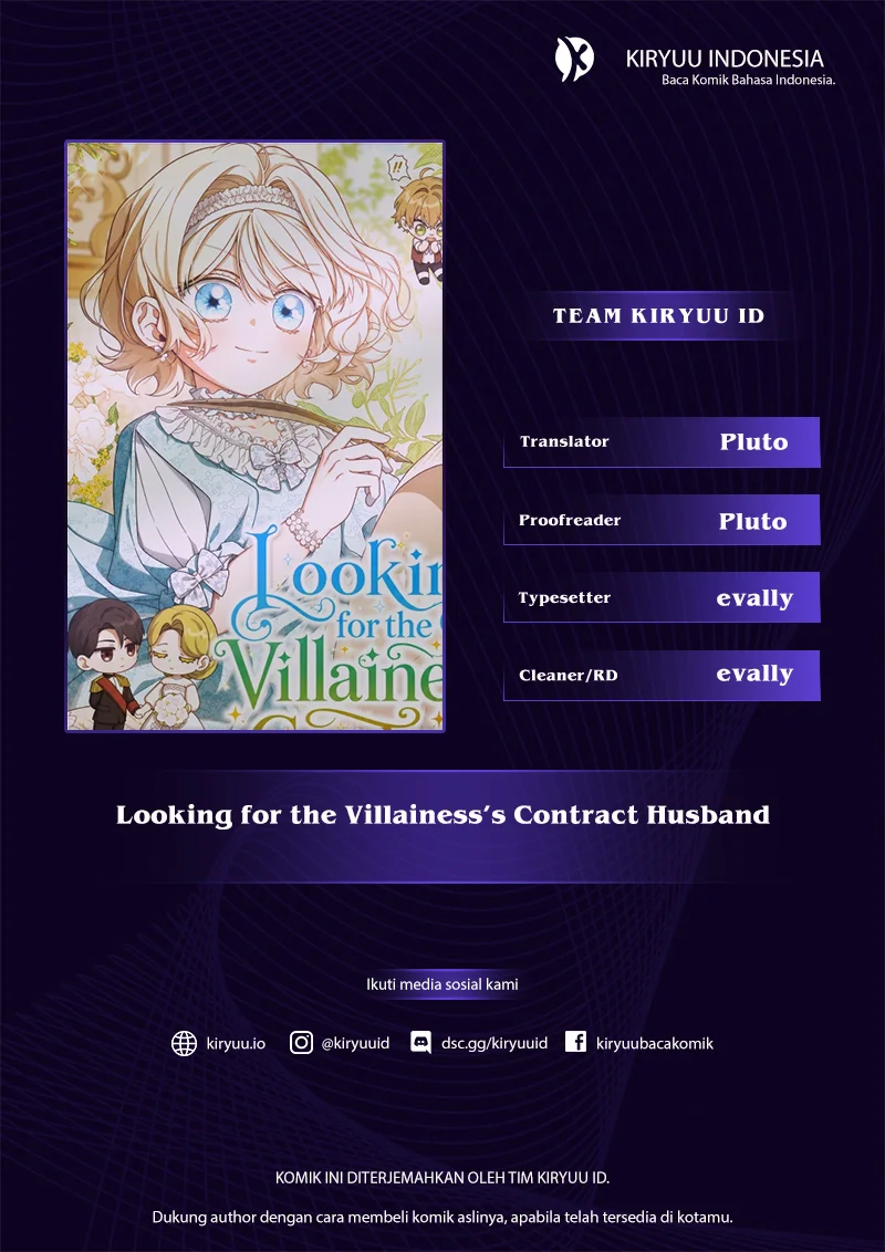 Looking for the Villainess’s Contract Husband Chapter 3 - halaman 1