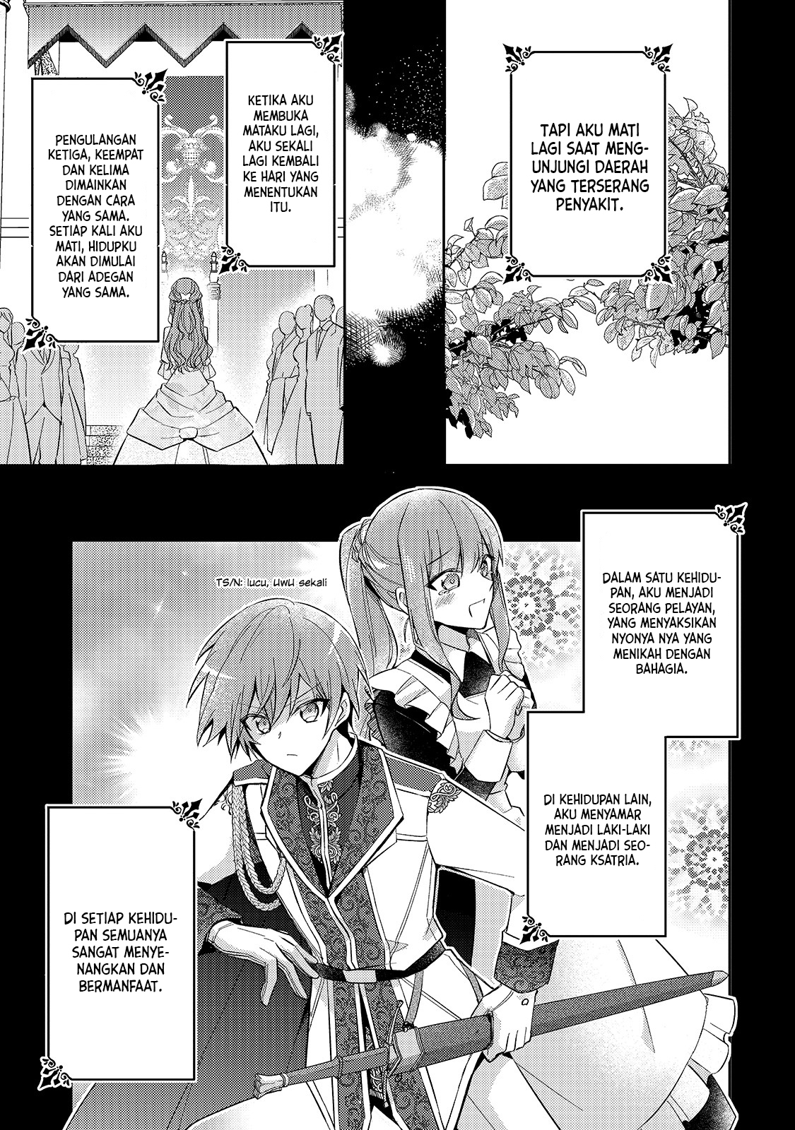 Loop 7-kaime no Akuyaku Reijou wa, Moto Tekikoku de Jiyuu Kimama na Hanayome Seikatsu wo Mankitsu suru Chapter 1 - halaman 12