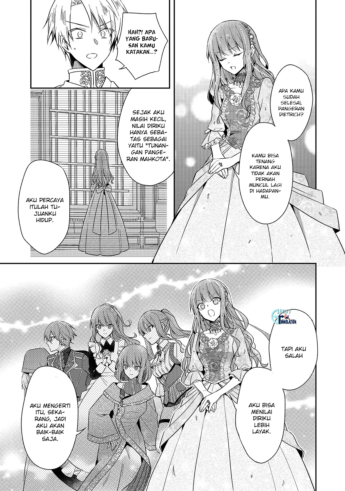 Loop 7-kaime no Akuyaku Reijou wa, Moto Tekikoku de Jiyuu Kimama na Hanayome Seikatsu wo Mankitsu suru Chapter 1 - halaman 32