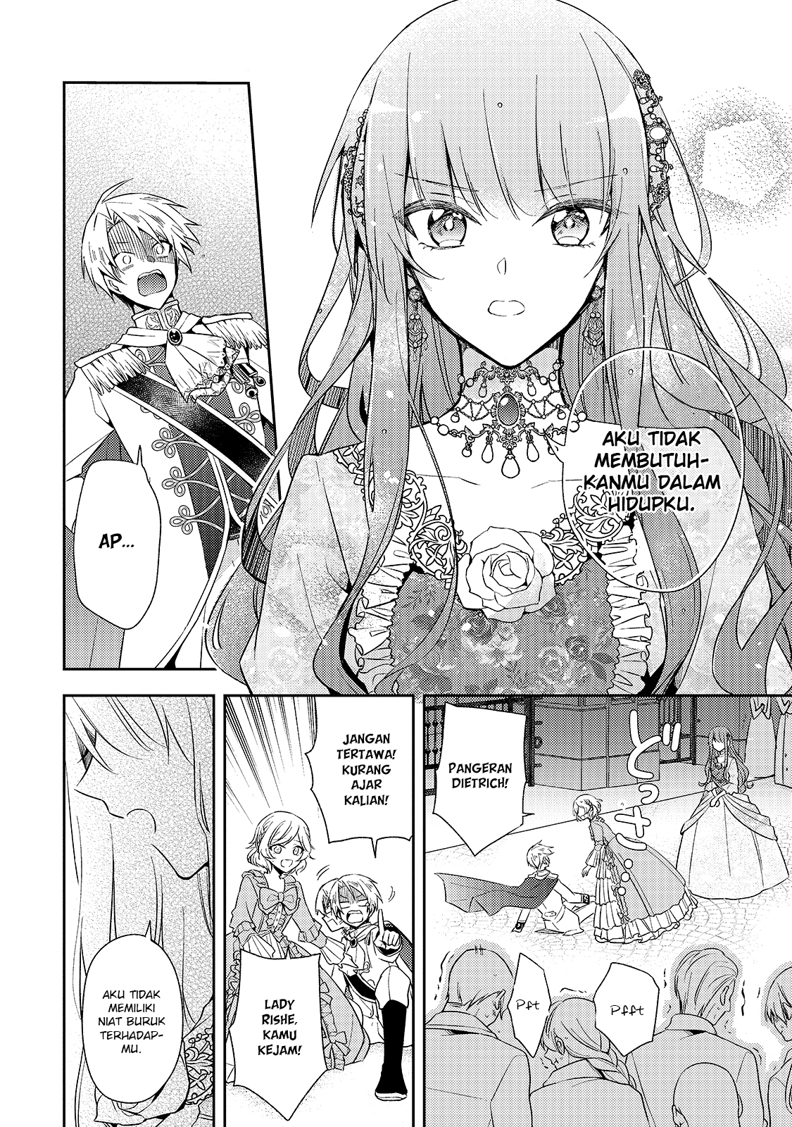 Loop 7-kaime no Akuyaku Reijou wa, Moto Tekikoku de Jiyuu Kimama na Hanayome Seikatsu wo Mankitsu suru Chapter 1 - halaman 33