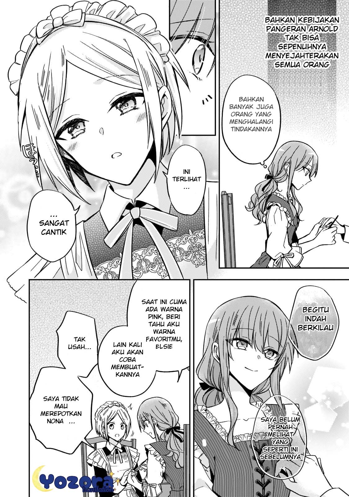 Loop 7-kaime no Akuyaku Reijou wa, Moto Tekikoku de Jiyuu Kimama na Hanayome Seikatsu wo Mankitsu suru Chapter 11 - halaman 11
