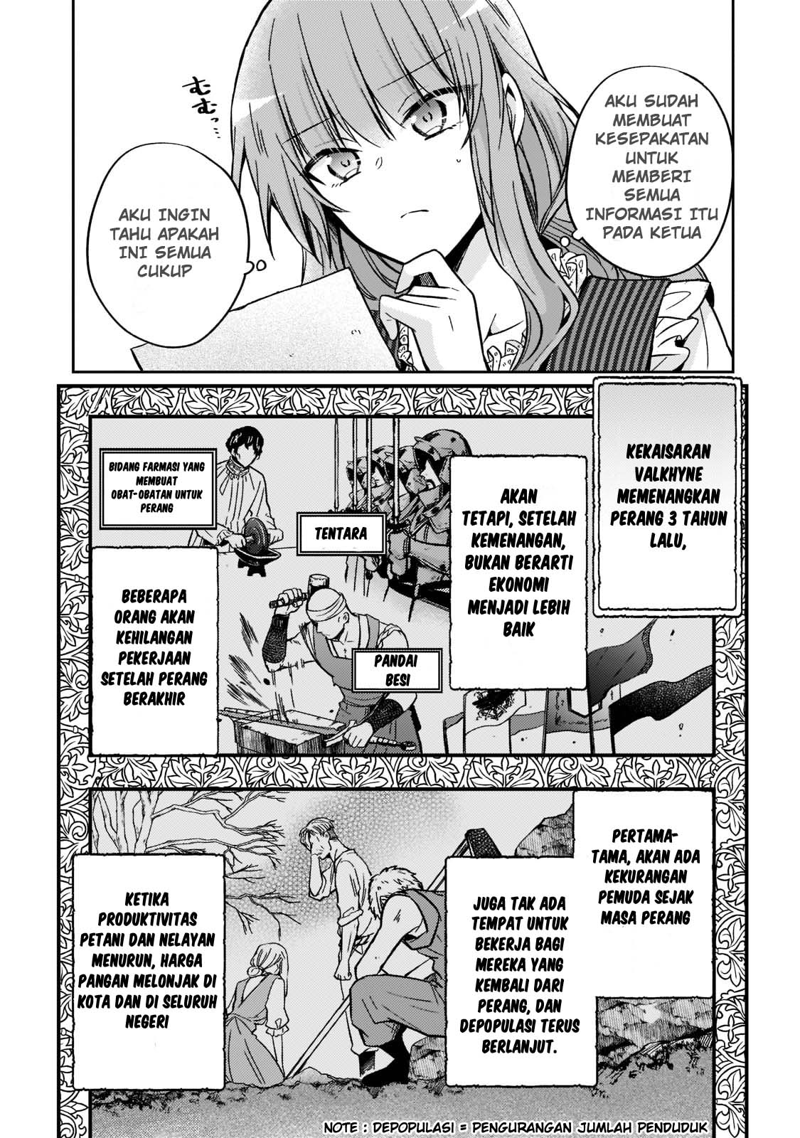 Loop 7-kaime no Akuyaku Reijou wa, Moto Tekikoku de Jiyuu Kimama na Hanayome Seikatsu wo Mankitsu suru Chapter 11 - halaman 4