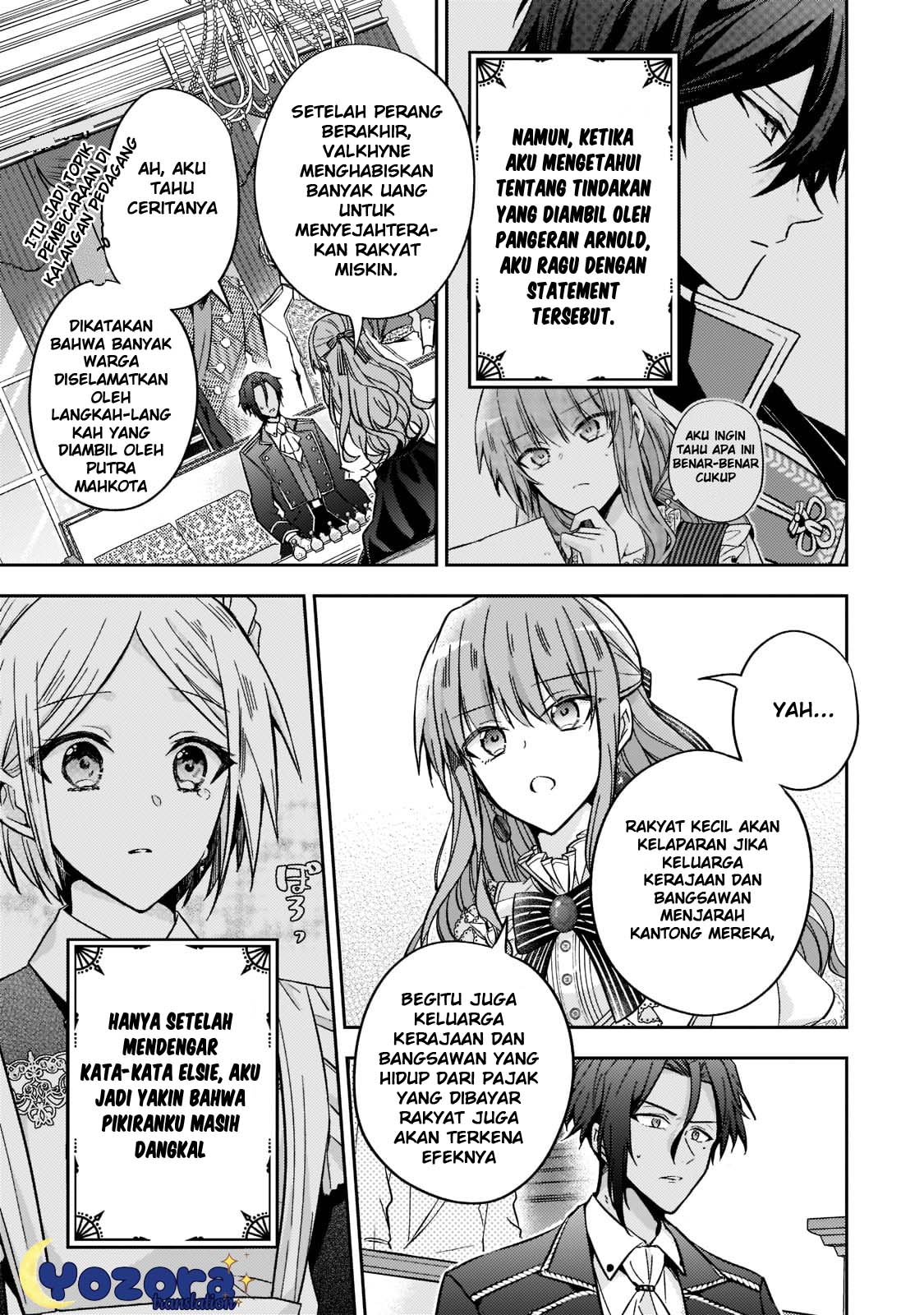 Loop 7-kaime no Akuyaku Reijou wa, Moto Tekikoku de Jiyuu Kimama na Hanayome Seikatsu wo Mankitsu suru Chapter 12 - halaman 4