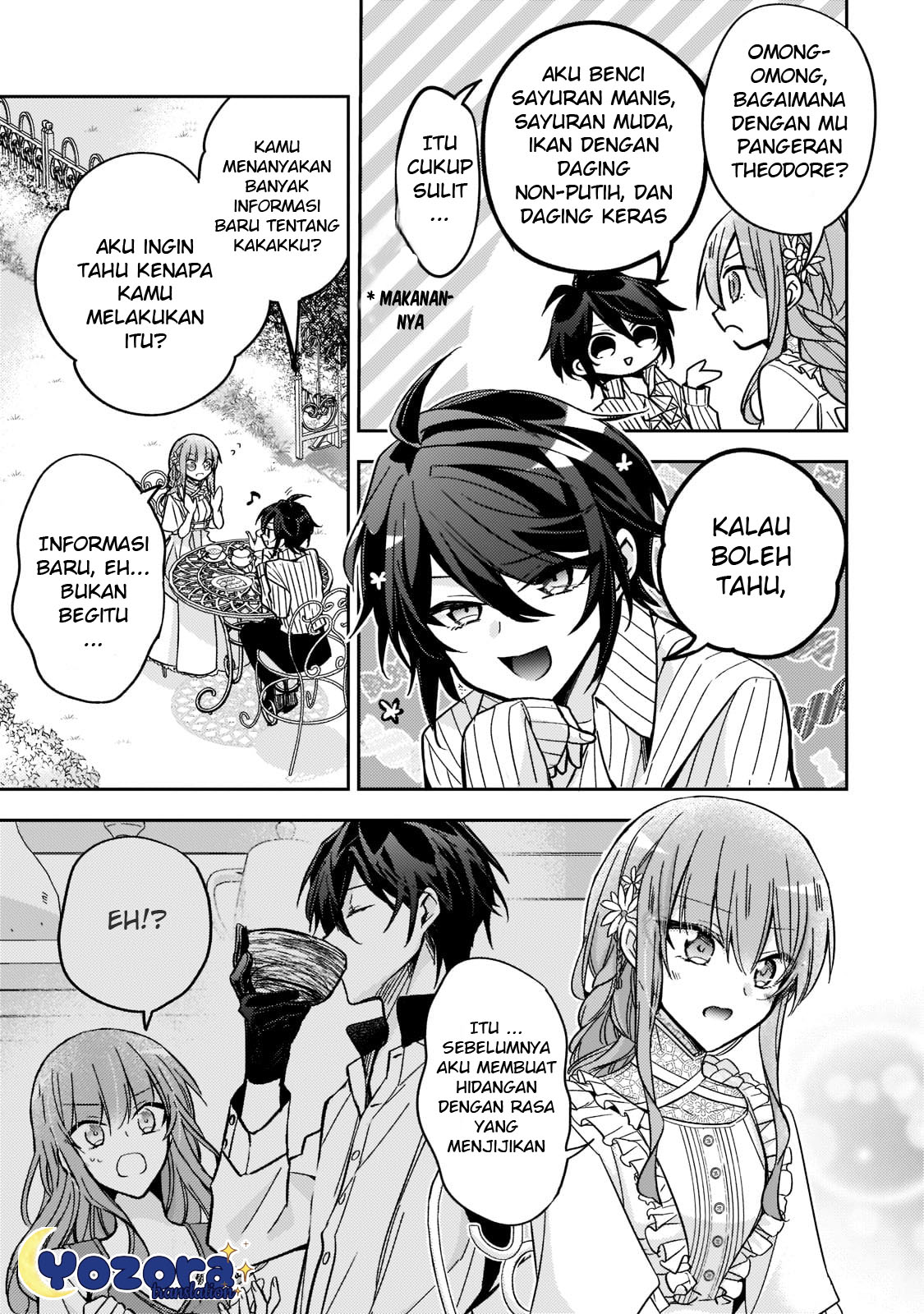 Loop 7-kaime no Akuyaku Reijou wa, Moto Tekikoku de Jiyuu Kimama na Hanayome Seikatsu wo Mankitsu suru Chapter 17.5 - halaman 4