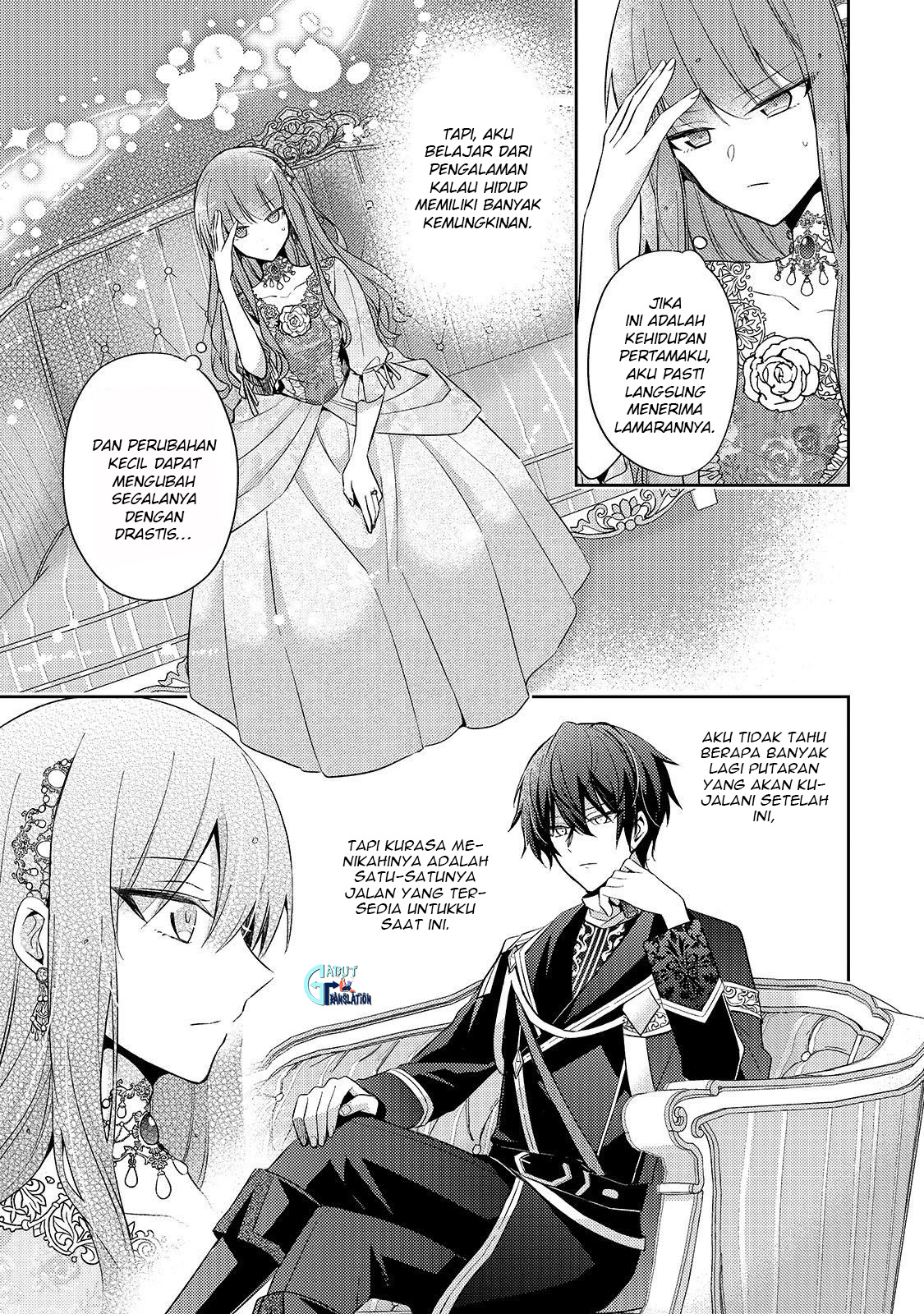 Loop 7-kaime no Akuyaku Reijou wa, Moto Tekikoku de Jiyuu Kimama na Hanayome Seikatsu wo Mankitsu suru Chapter 2 - halaman 10