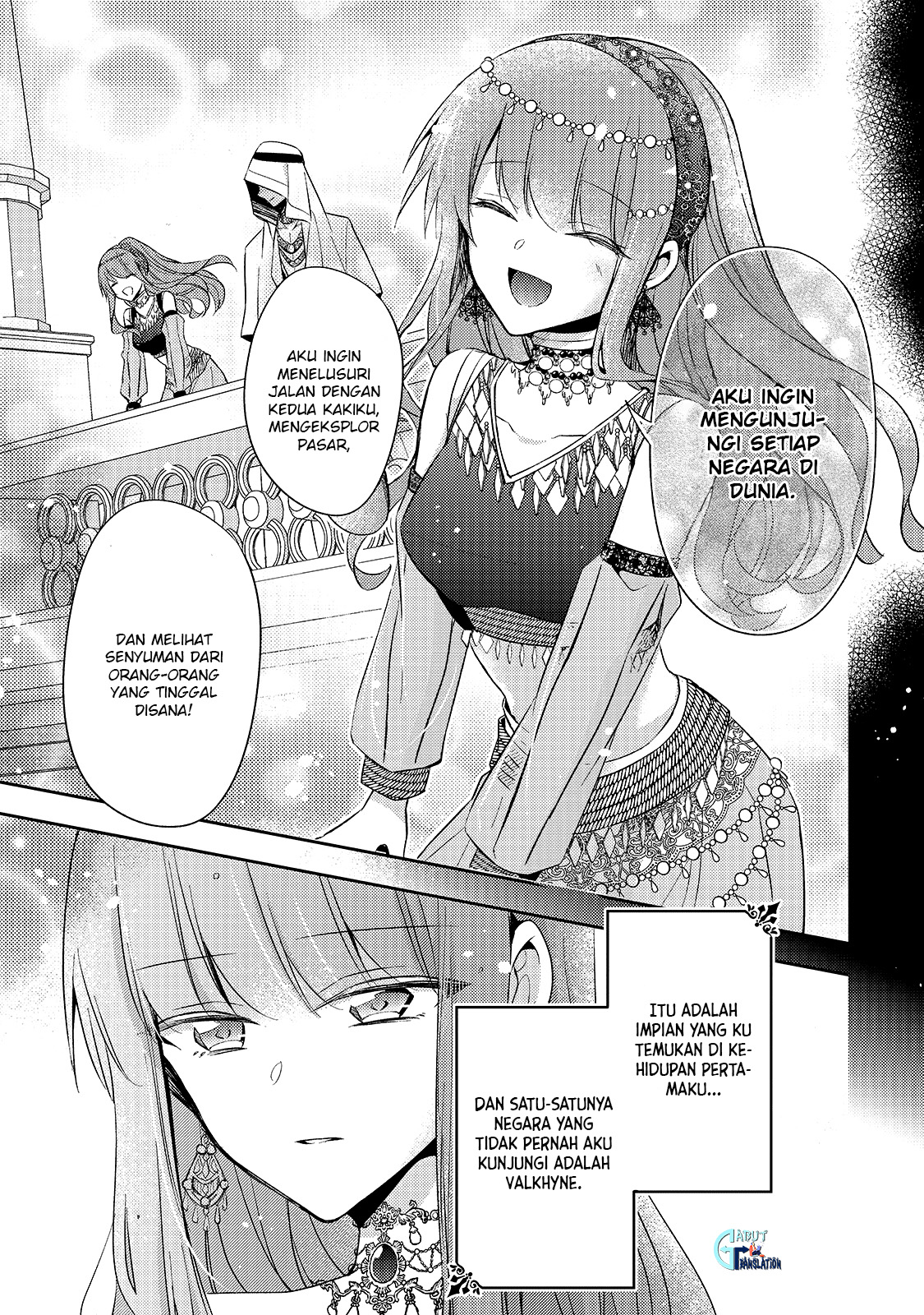 Loop 7-kaime no Akuyaku Reijou wa, Moto Tekikoku de Jiyuu Kimama na Hanayome Seikatsu wo Mankitsu suru Chapter 2 - halaman 14