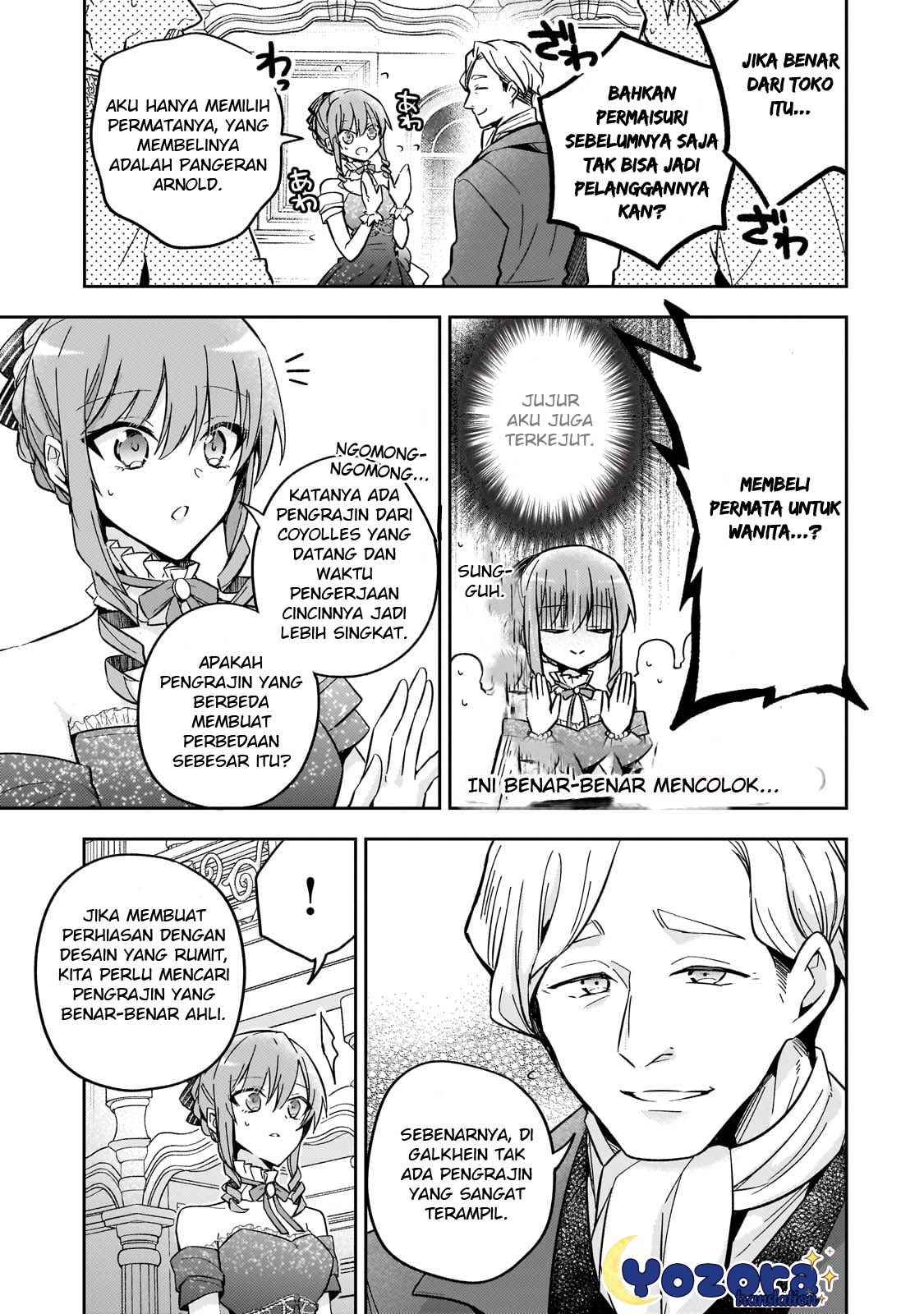 Loop 7-kaime no Akuyaku Reijou wa, Moto Tekikoku de Jiyuu Kimama na Hanayome Seikatsu wo Mankitsu suru Chapter 23 - halaman 4