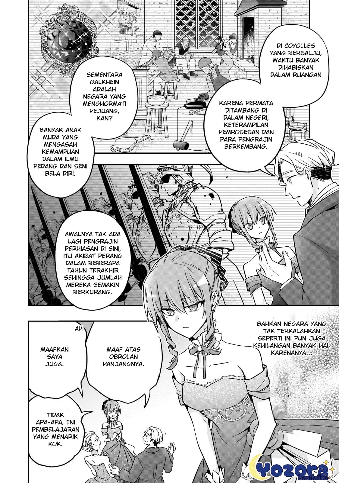 Loop 7-kaime no Akuyaku Reijou wa, Moto Tekikoku de Jiyuu Kimama na Hanayome Seikatsu wo Mankitsu suru Chapter 23 - halaman 5
