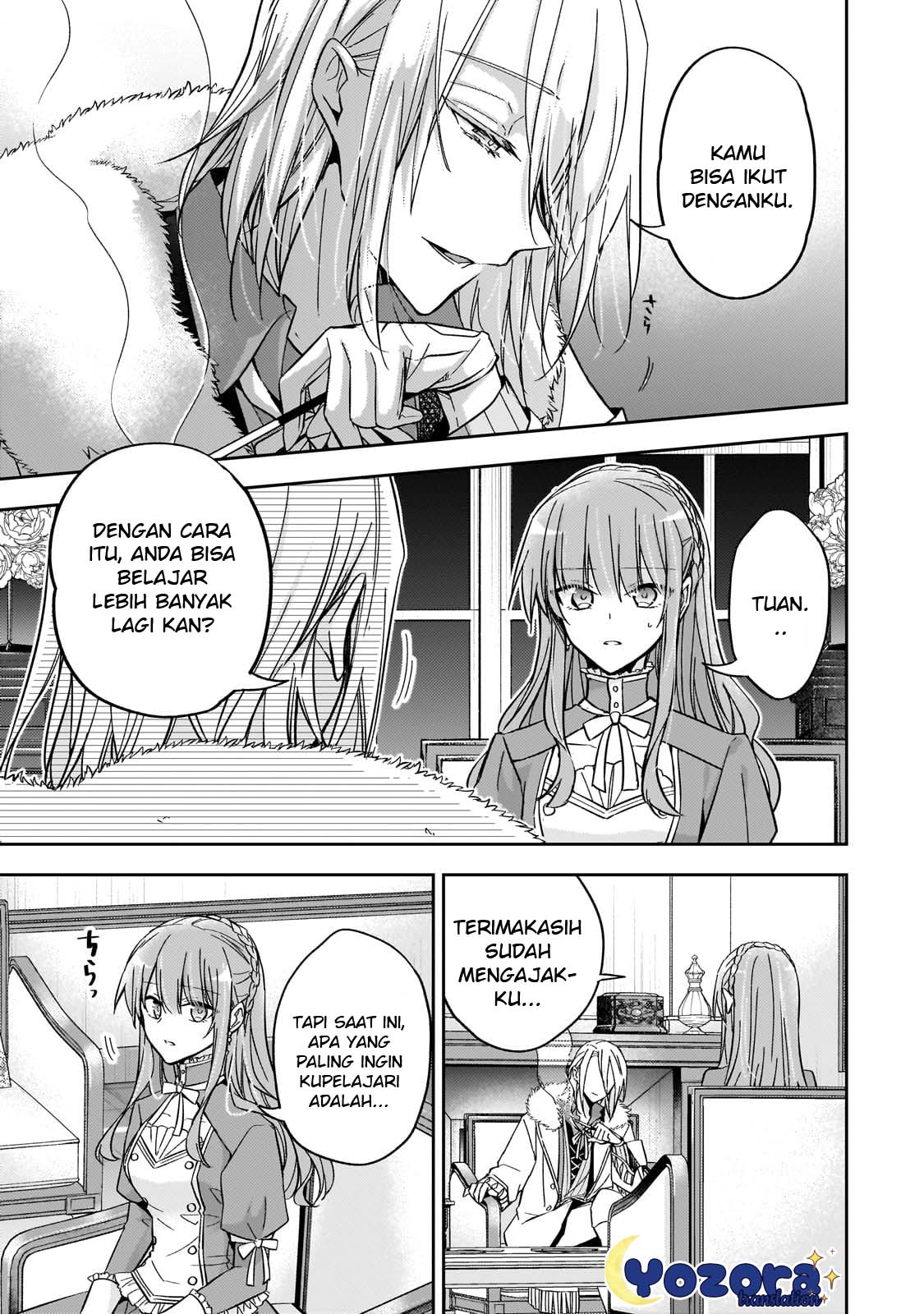 Loop 7-kaime no Akuyaku Reijou wa, Moto Tekikoku de Jiyuu Kimama na Hanayome Seikatsu wo Mankitsu suru Chapter 24 - halaman 34
