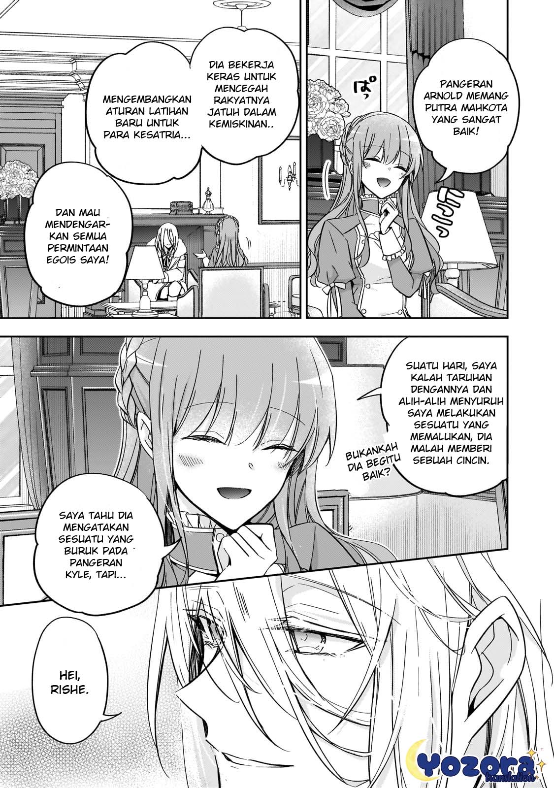 Loop 7-kaime no Akuyaku Reijou wa, Moto Tekikoku de Jiyuu Kimama na Hanayome Seikatsu wo Mankitsu suru Chapter 25 - halaman 6