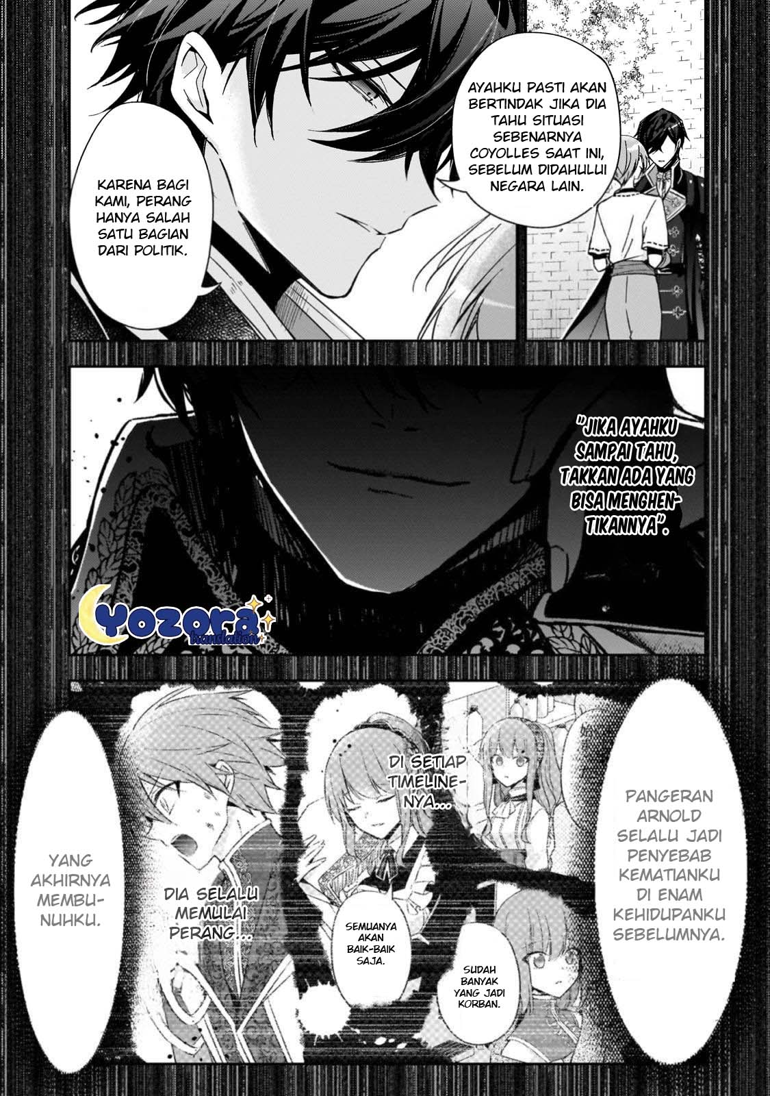 Loop 7-kaime no Akuyaku Reijou wa, Moto Tekikoku de Jiyuu Kimama na Hanayome Seikatsu wo Mankitsu suru Chapter 28 - halaman 4